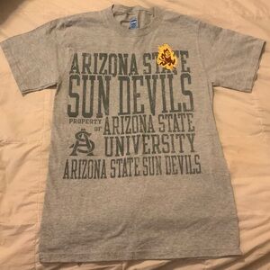 NCAA Gray Short Sleeve Tee Arizona State University